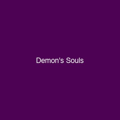 Demon's Souls